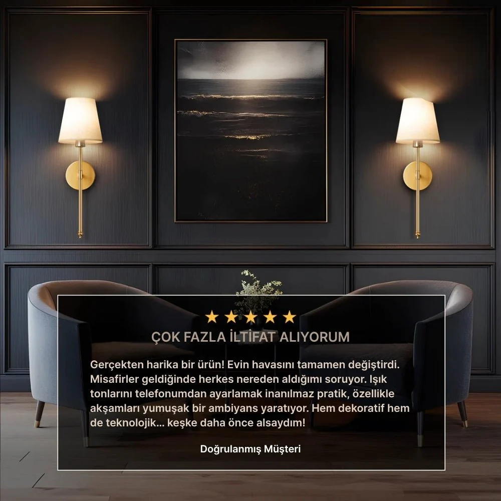 Velora™-Kablosuz Duvar Aplik Seti